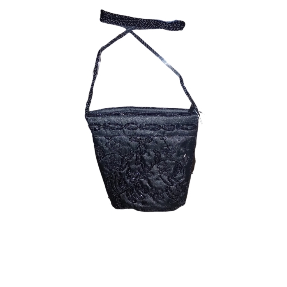 Black evening bag